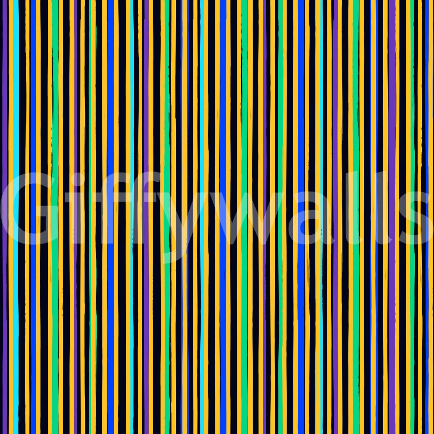 Vibrant Multicolored Vertical Stripe Wallpaper⁠