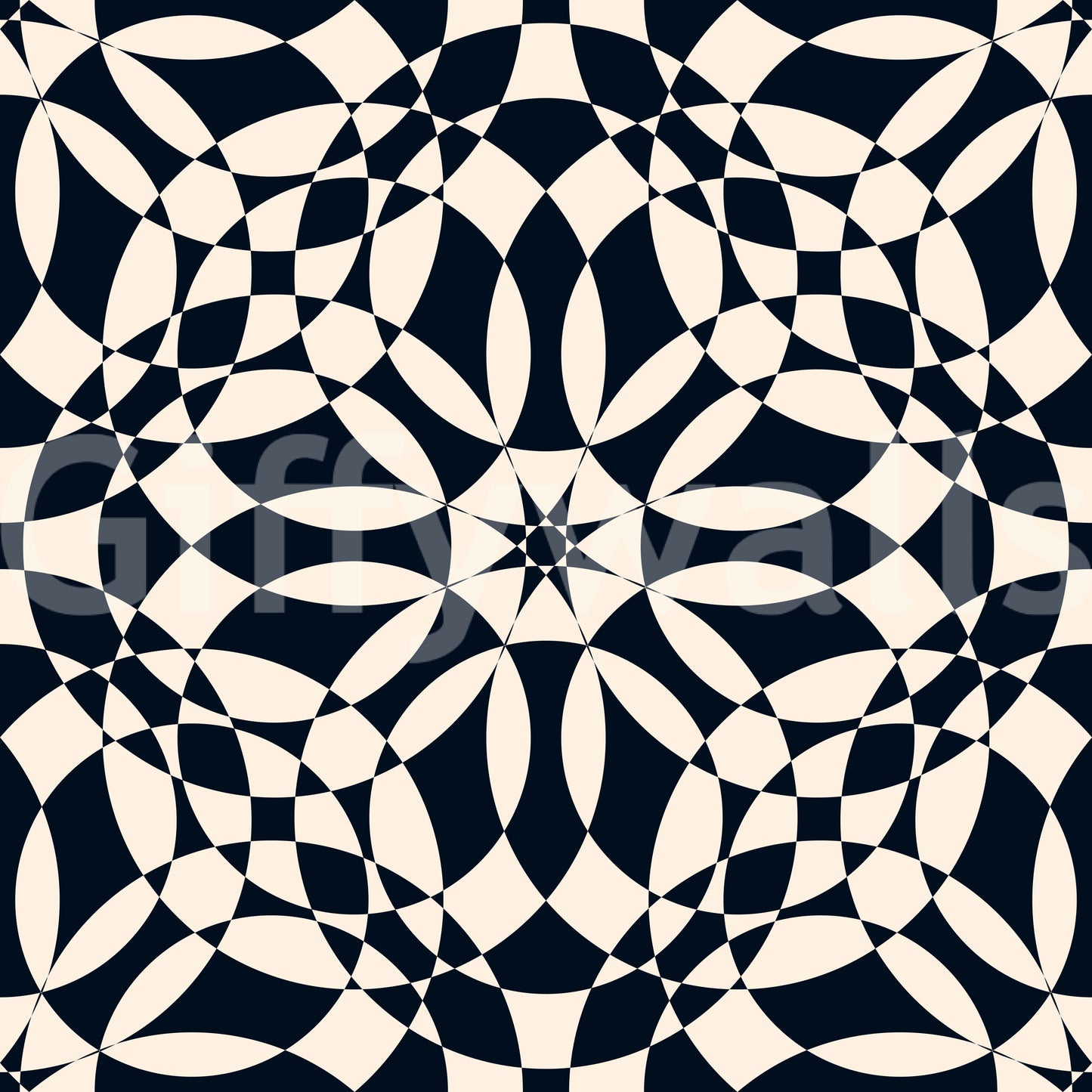 Abstract Circular Lattice Wallpaper⁠