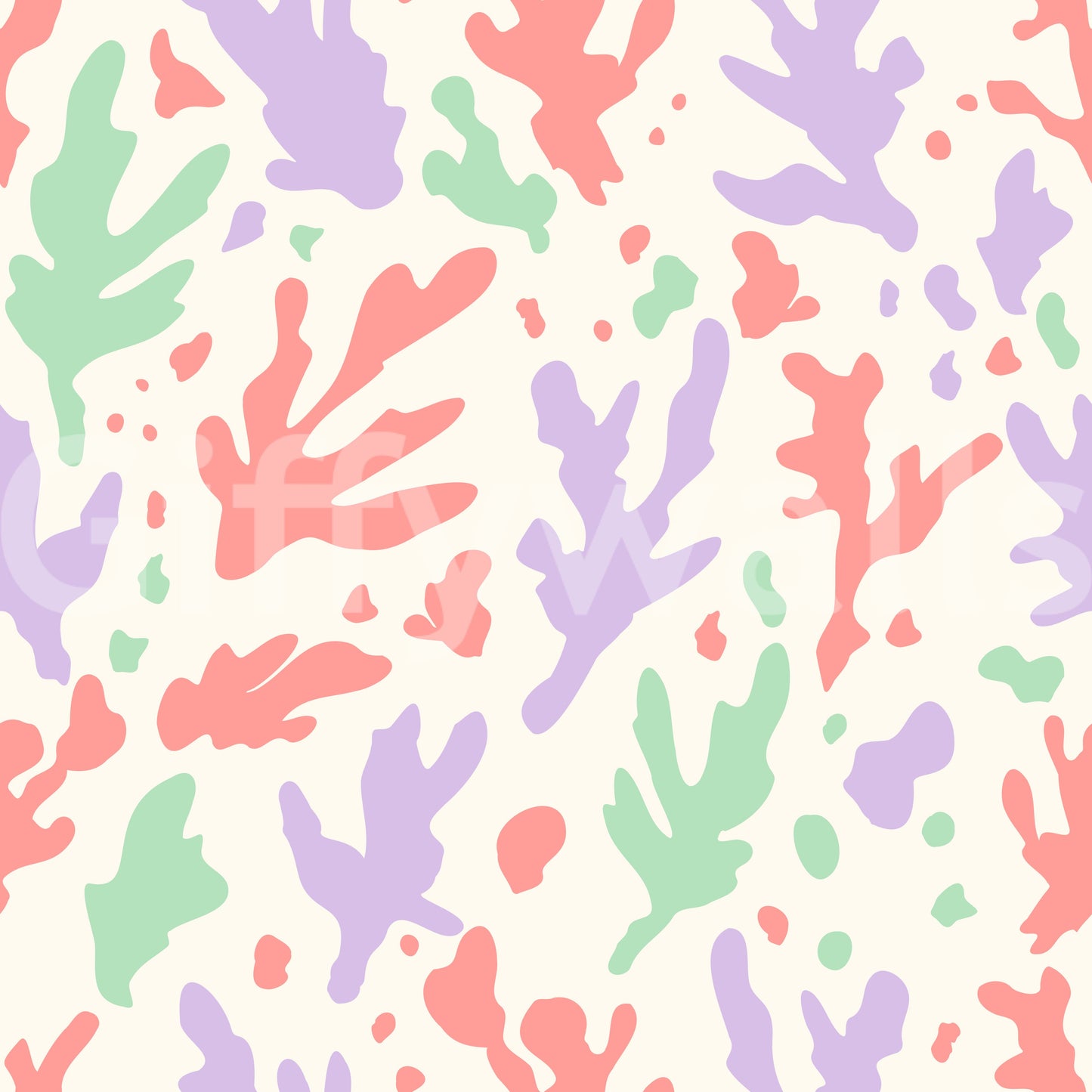 Modern Matisse Inspired Cutouts Wallpaper⁠