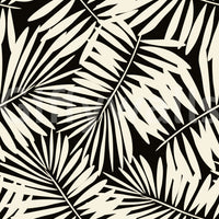Minimalist Palm Leaf Monochrome Wallpaper⁠