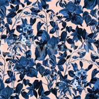 Indigo Grove Botanical Print Wallpaper⁠