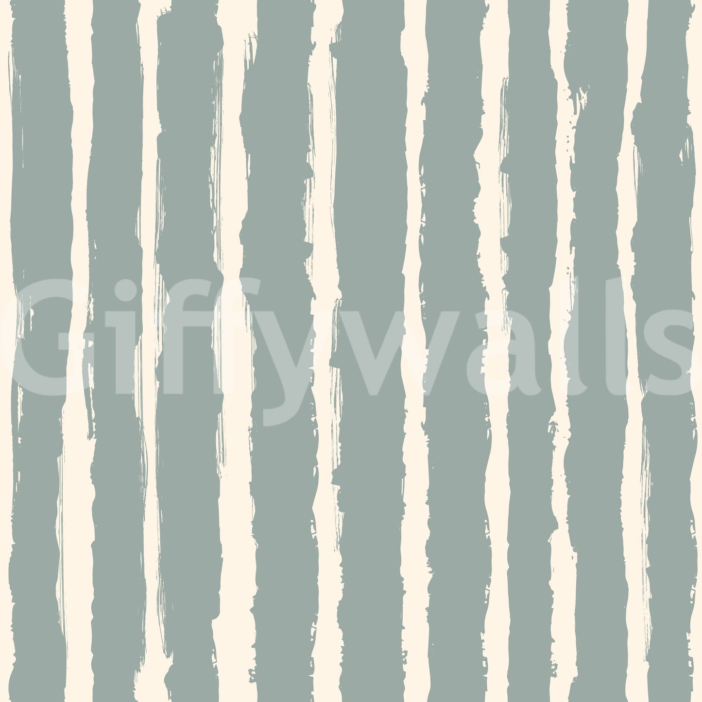 Organic Sage Green Line Pattern Wallpaper⁠