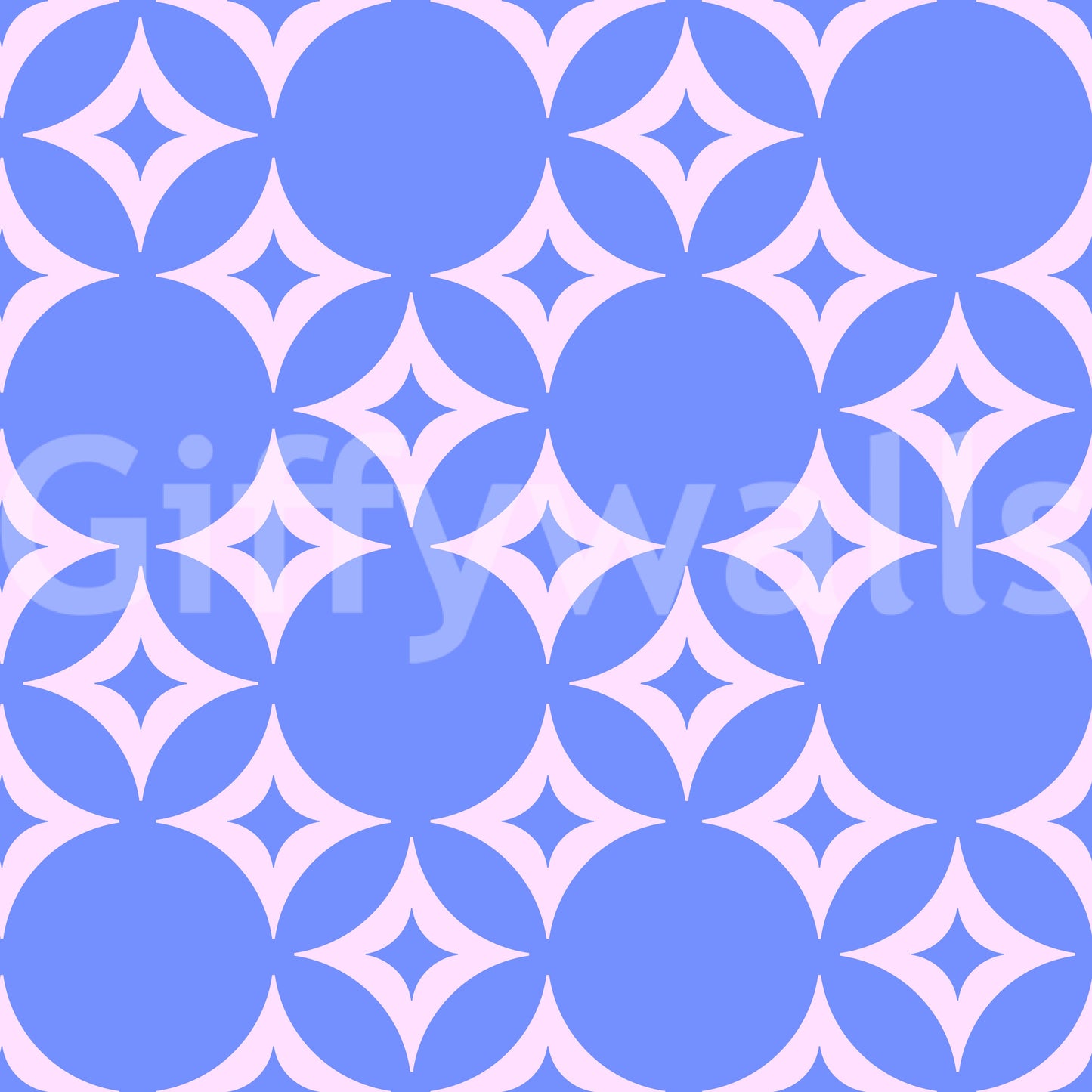 Geometric Starburst Pattern Wallpaper⁠