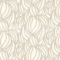 Cream Swirl Geometric Wallpaper⁠