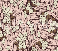 Soft Pink Garden Foliage Wallpaper⁠