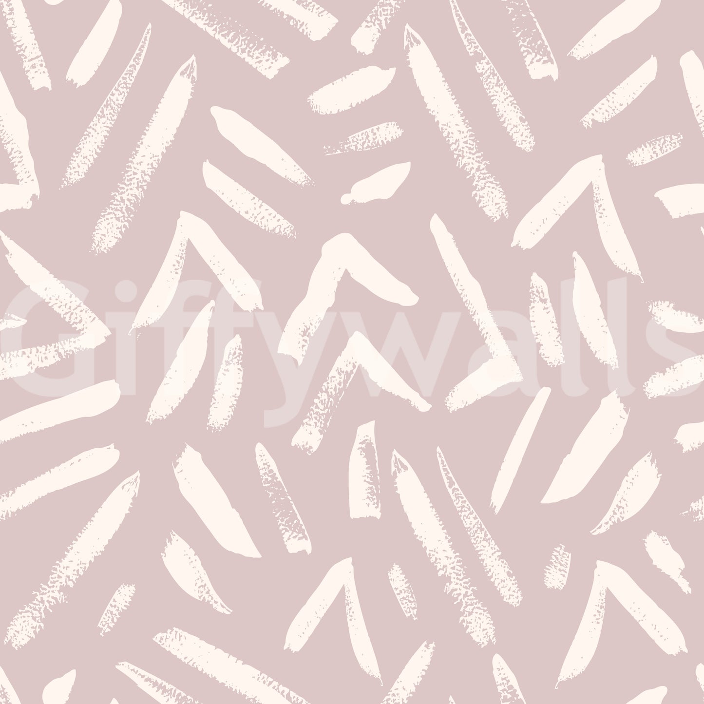 Abstract Cream and Blush Brushstrokes Wallpaper⁠