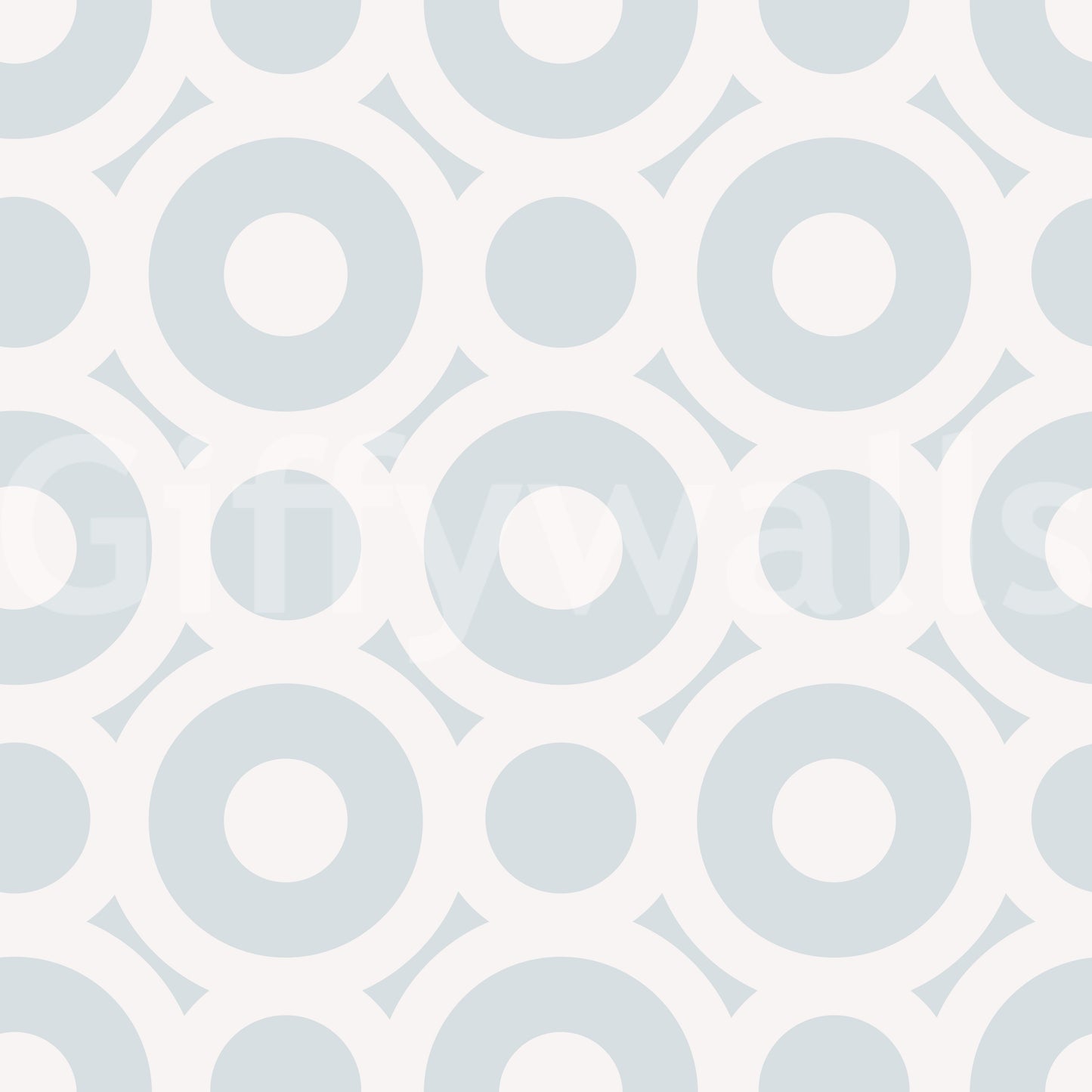 Contemporary Airy Circles Graphic Print Wallpaper⁠