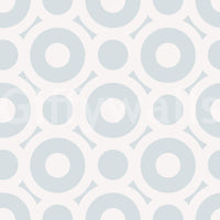 Contemporary Airy Circles Graphic Print Wallpaper⁠