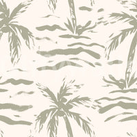 Abstract Palm Grove Brushstrokes Wallpaper⁠
