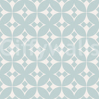 Soft Blue Tile Repeat Wallpaper⁠