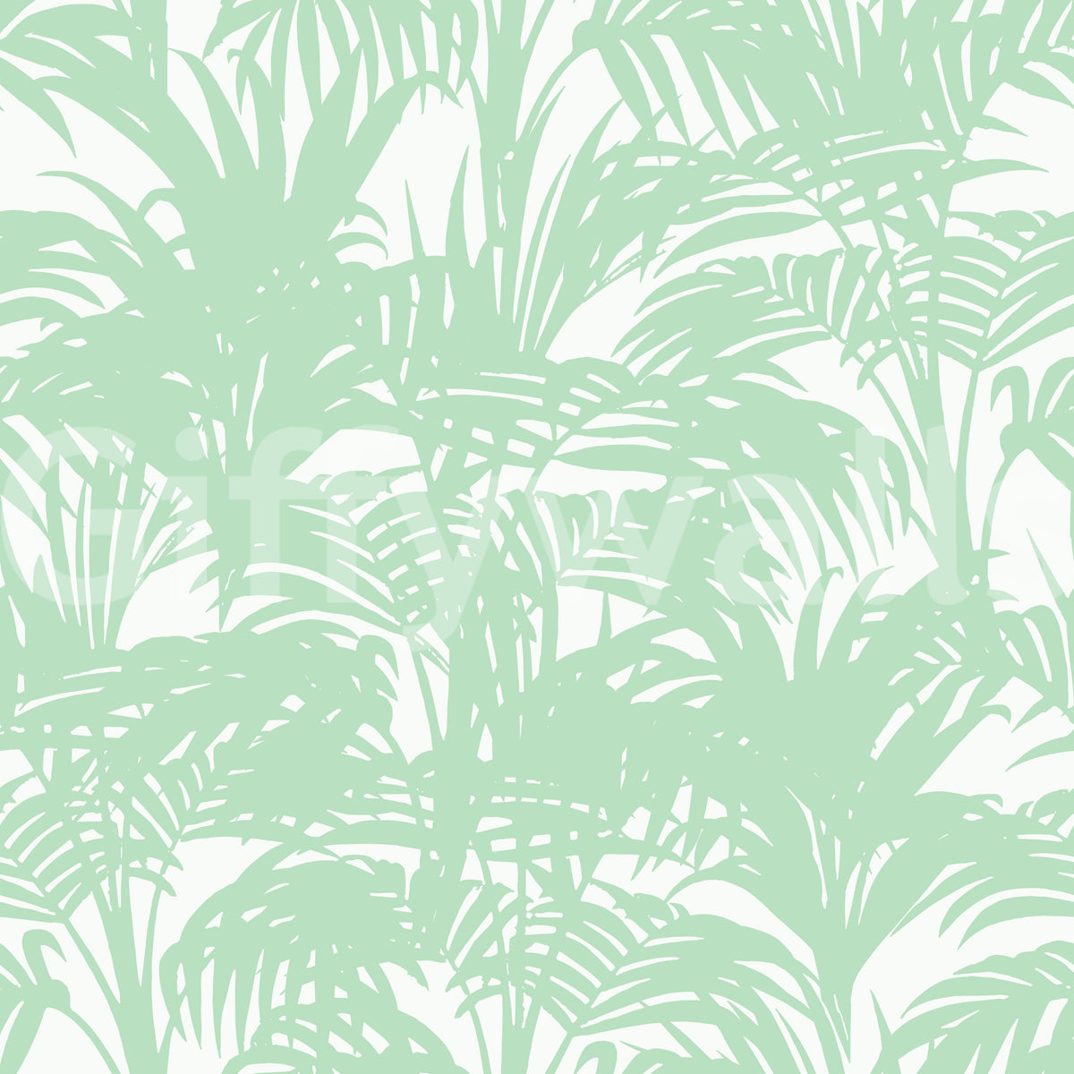 Slim fronds trail across this two-tone wallpaper GD12211