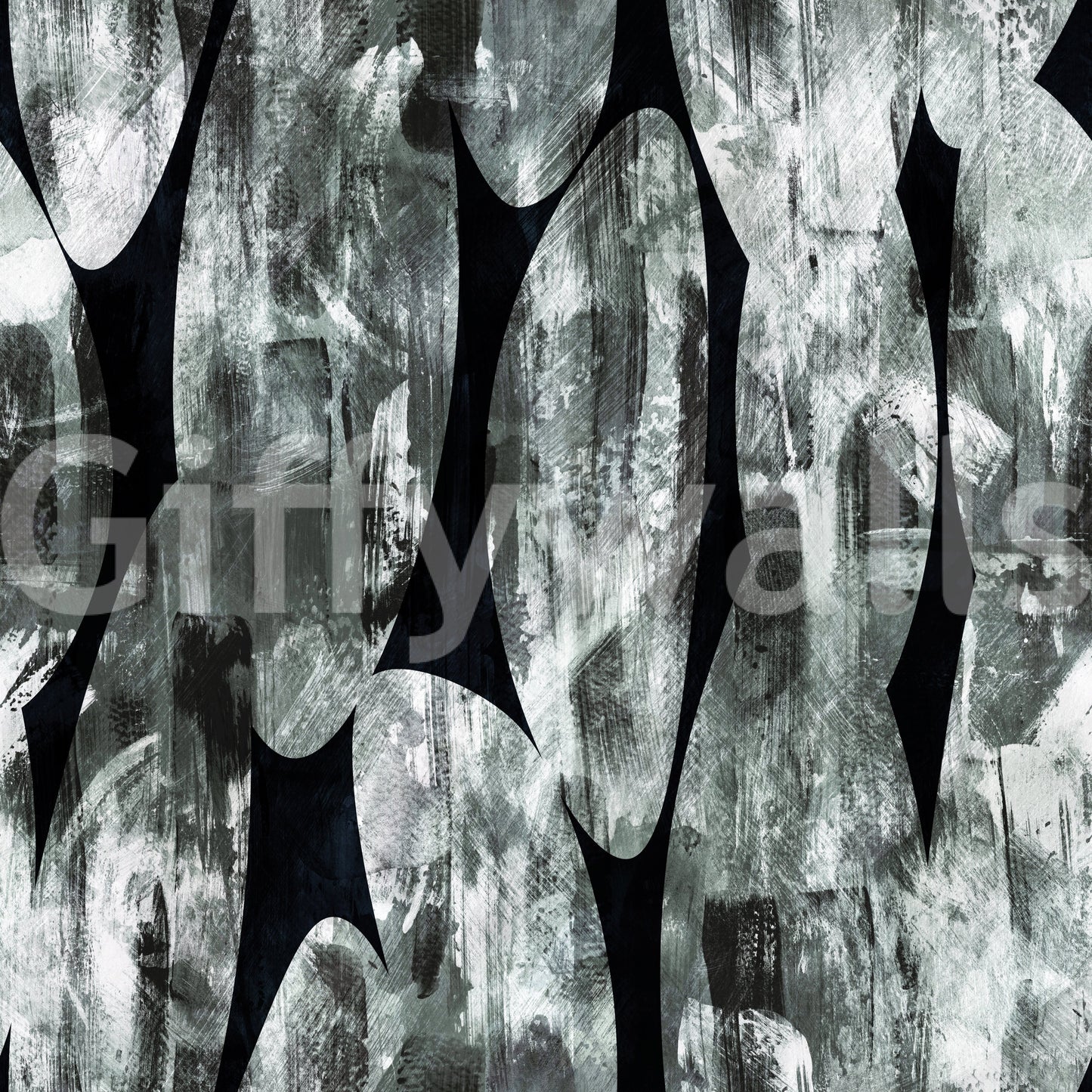 Monochromatic Abstract Brushstroke Wallpaper⁠