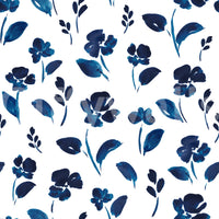 Indigo Ink Botanical Meadow Wallpaper⁠