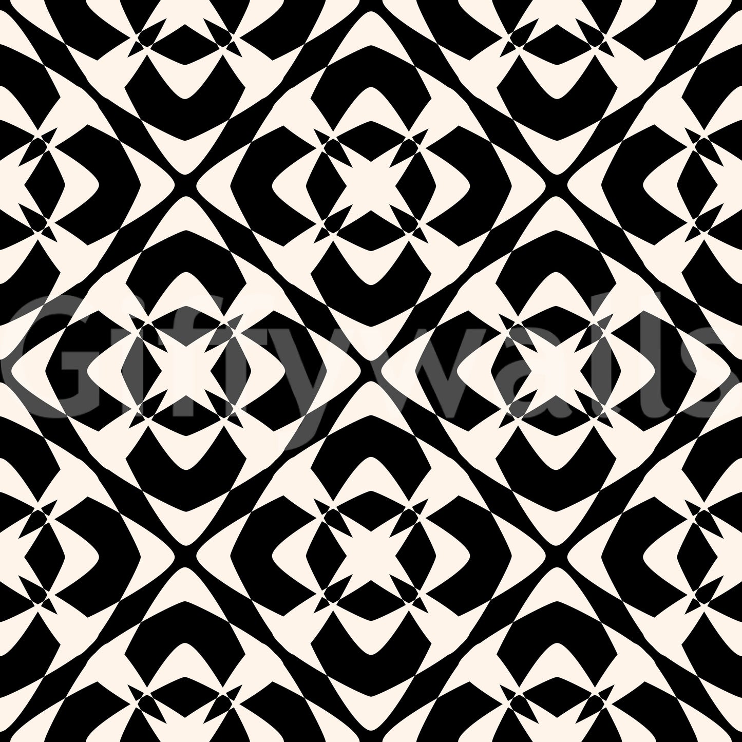 Modern Classic Geometric Lattice Wallpaper⁠
