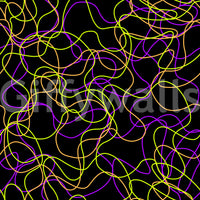Tangled Glow Modern Art Wallpaper⁠