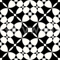 Abstract Geometric Monochrome Curves Wallpaper⁠