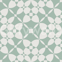 Sage Geometric Interlocking Arcs Wallpaper⁠