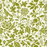 Sage Botanical Silhouette Wallpaper⁠