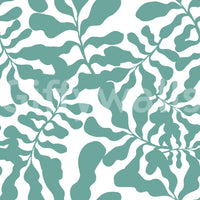 Sage Botanical Leaf Trail Wallpaper⁠