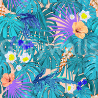 Tropical Jungle Bloom Wallpaper⁠
