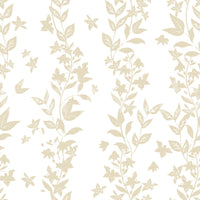 Cream Botanical Vine Trails Wallpaper⁠