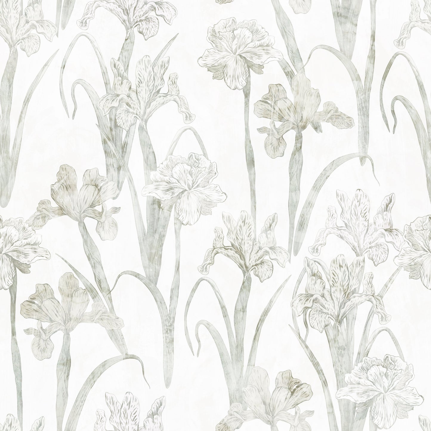 Serene Botanical Sketch Wallpaper⁠