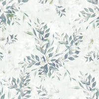 Muted Sage Botanical Sprigs Wallpaper⁠