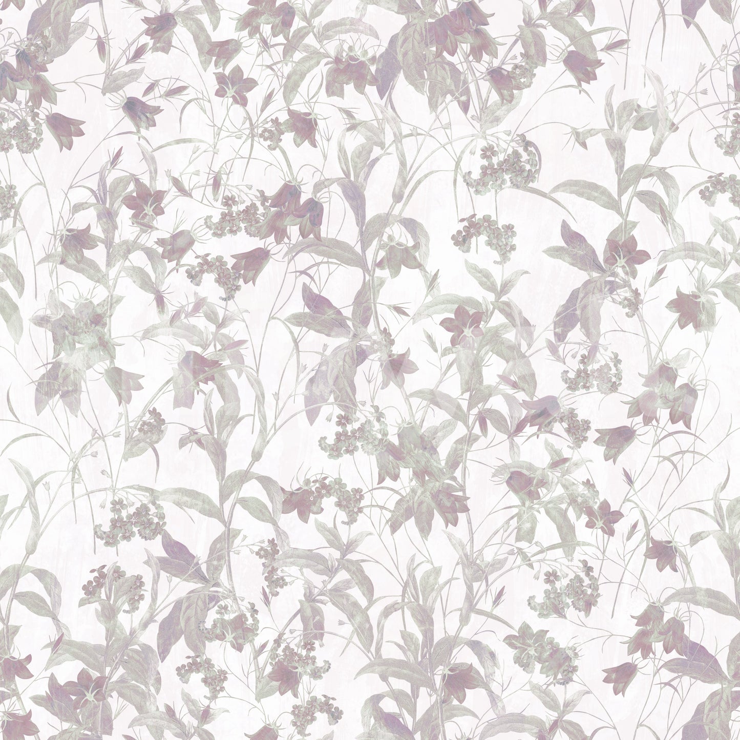 Serene Watercolor Botanical Trail Wallpaper⁠