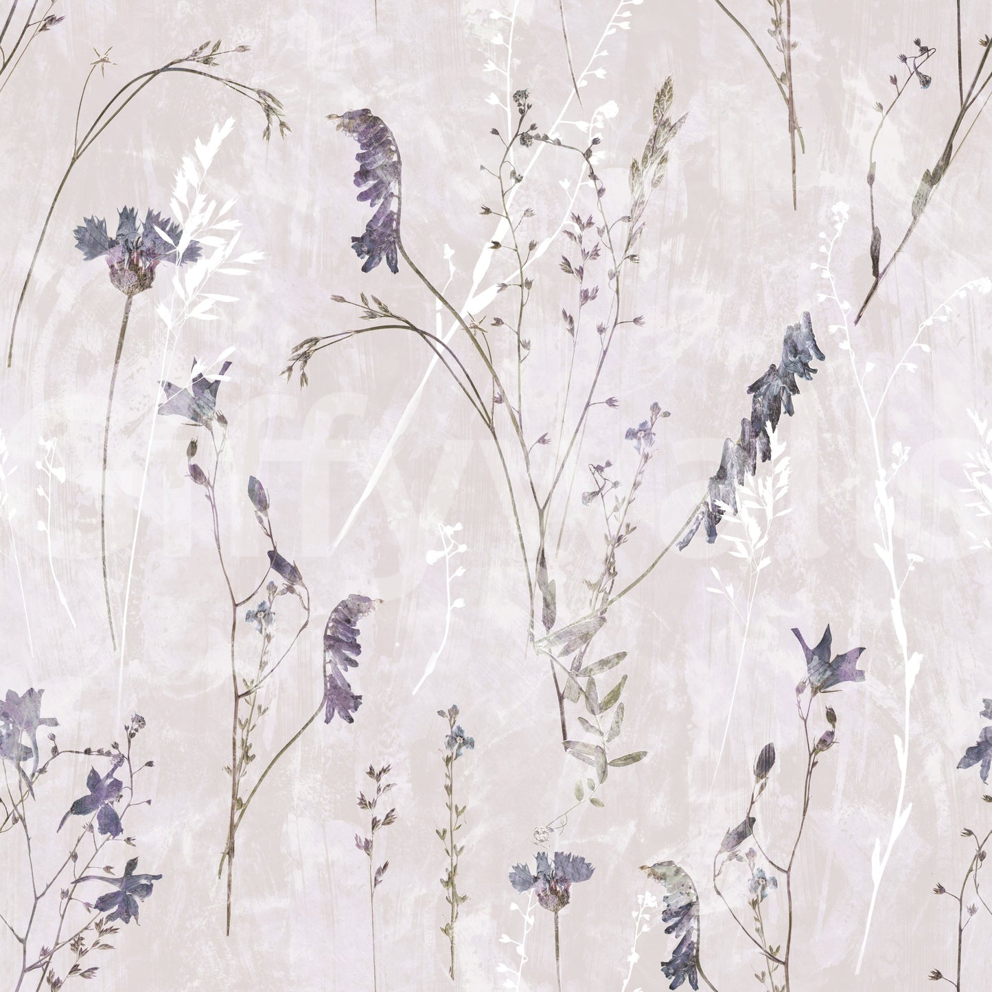 Ethereal Pressed Wildflowers Wallpaper⁠