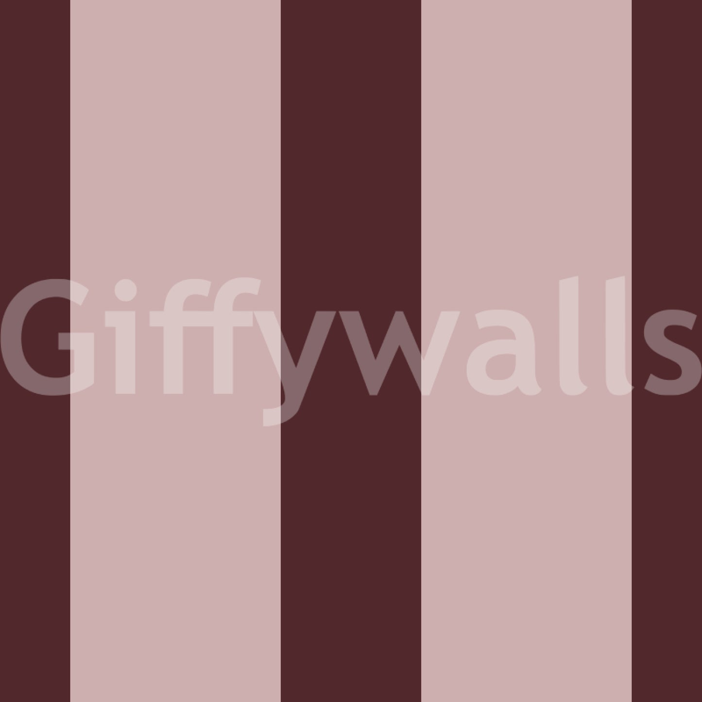 Minimalist Taupe and Chocolate Stripe Wallpaper⁠