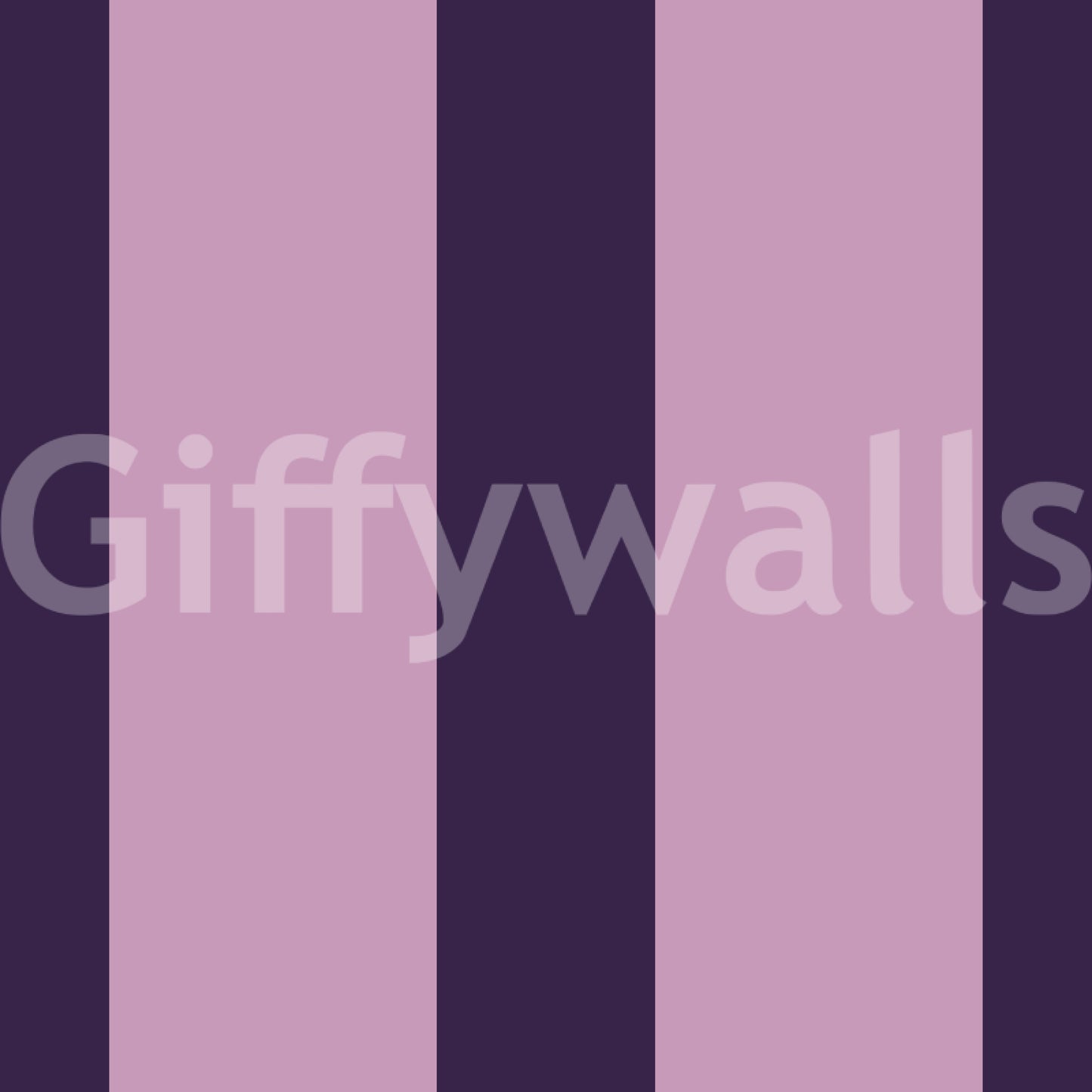 Deep Plum and Soft Lilac Vertical Stripes Wallpaper⁠