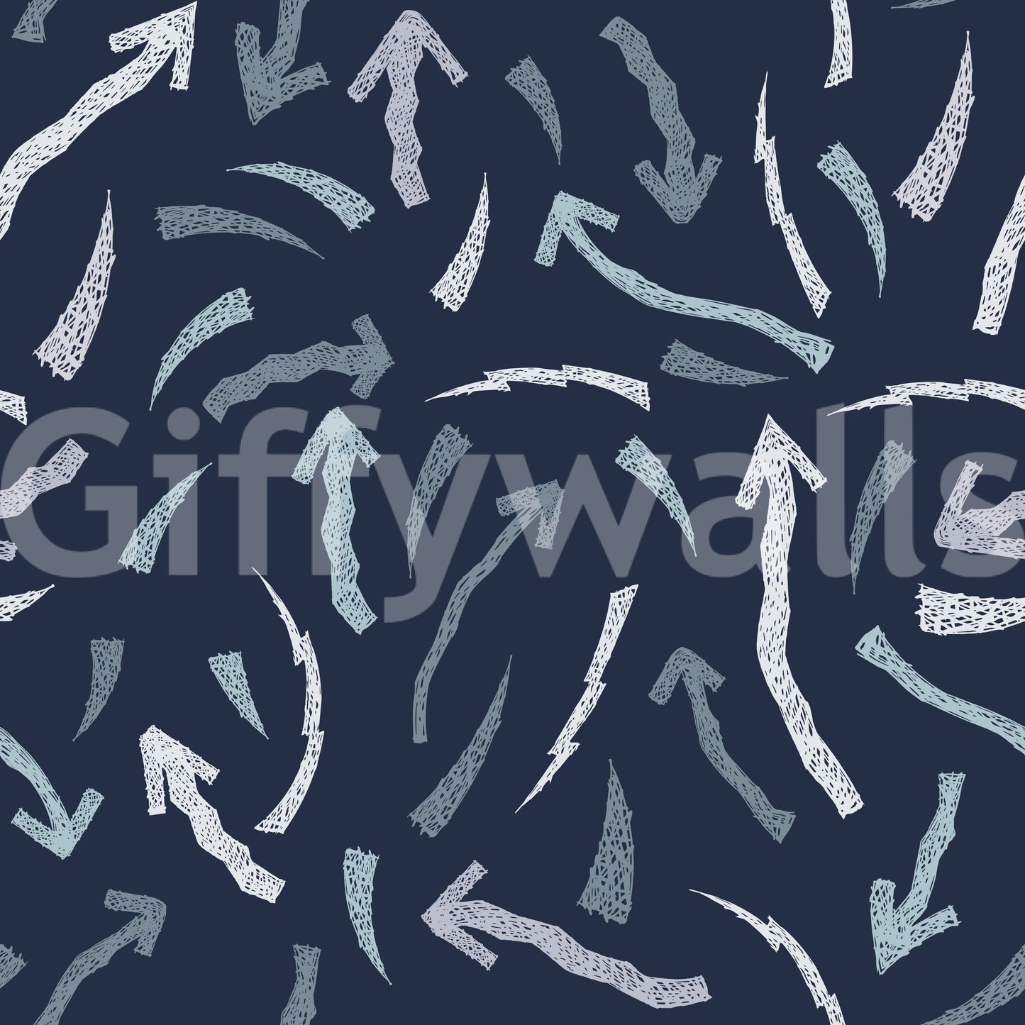 Crayon Scribble Arrows Wallpaper⁠