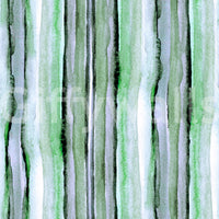 Verdant Watercolor Vertical Stripes Wallpaper⁠