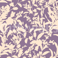 Cream Botanical Silhouette Wallpaper⁠