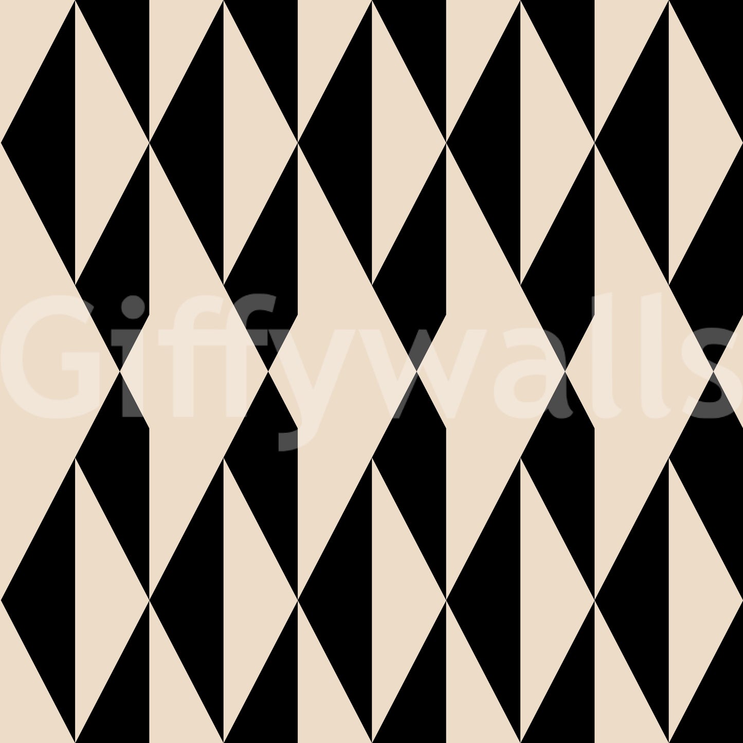 Monochrome Geometric Diamonds Wallpaper⁠