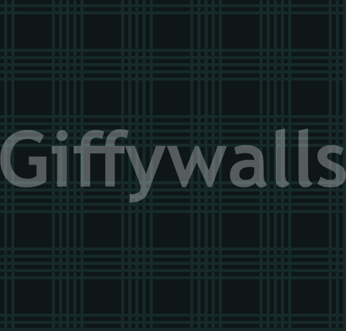 Dark Green Midnight Grid Wallpaper⁠