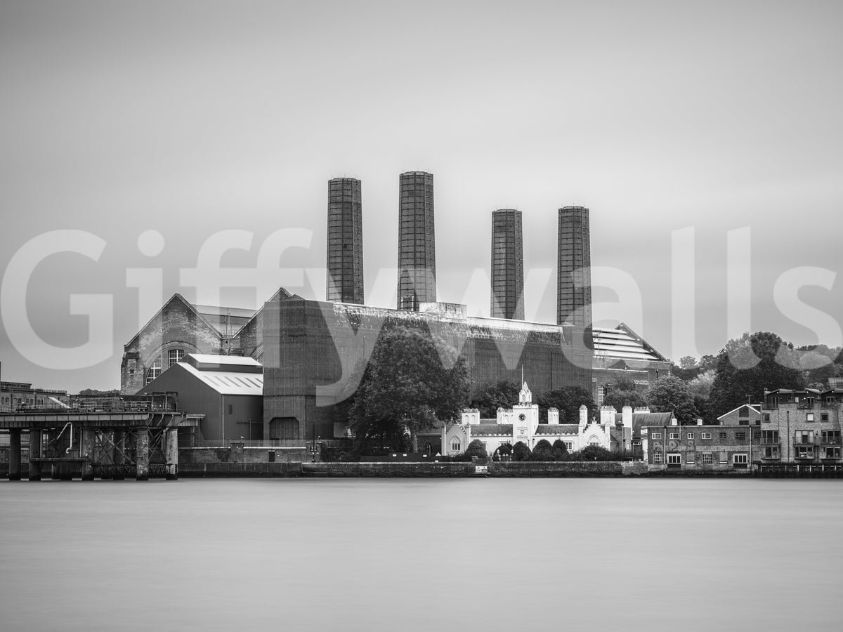 Greenwich Power Station Wall Mural