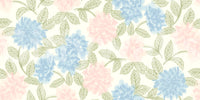 Soft Watercolor Hydrangea Bloom Wallpaper⁠