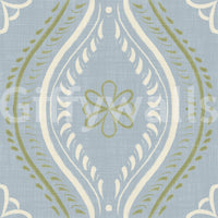 Faded Ogee Damask - Classic French Country Wallpaper⁠