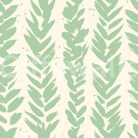 Sage Brushstroke Herringbone Wallpaper⁠