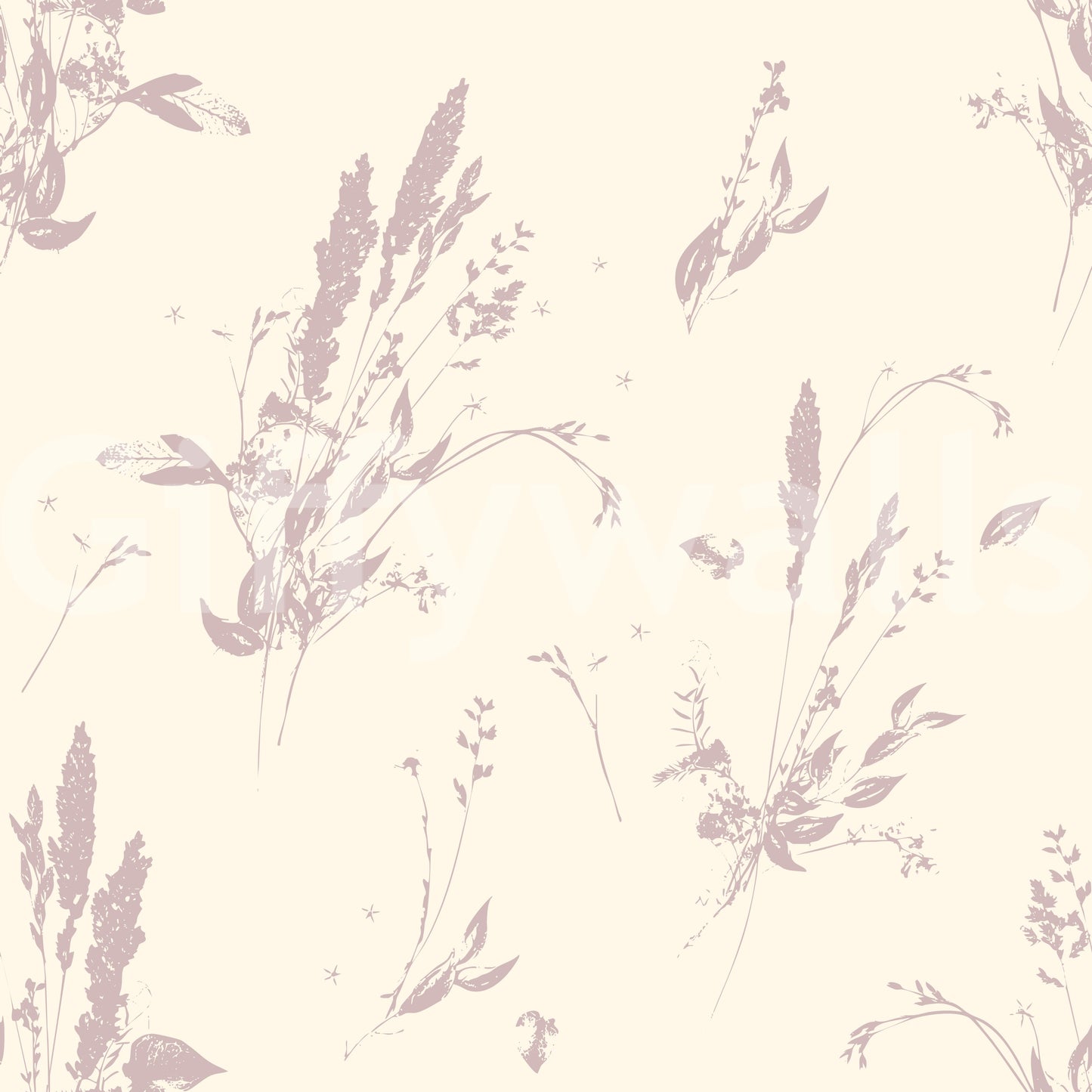 Blush Meadow Botanicals Wallpaper⁠