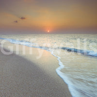 Golden Hour Coastal Hour Wall Mural
