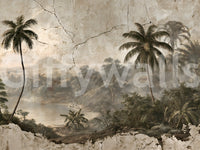 Aged Plaster Coastal Vista Wall Mural