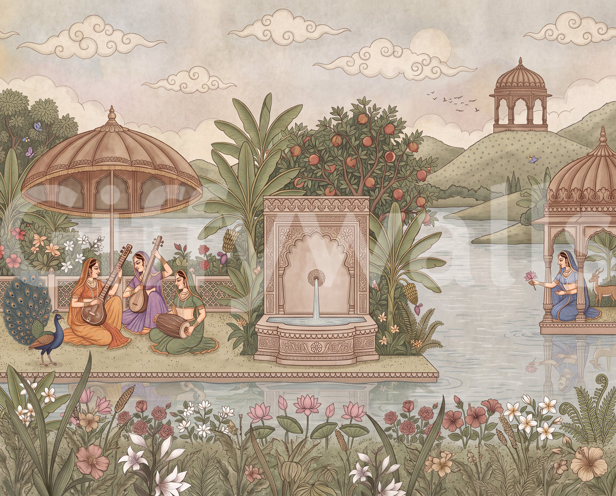 The Enchanted Garden of Raag Wall Mural