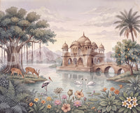 The Enchanted Lake Palace Wall Mural