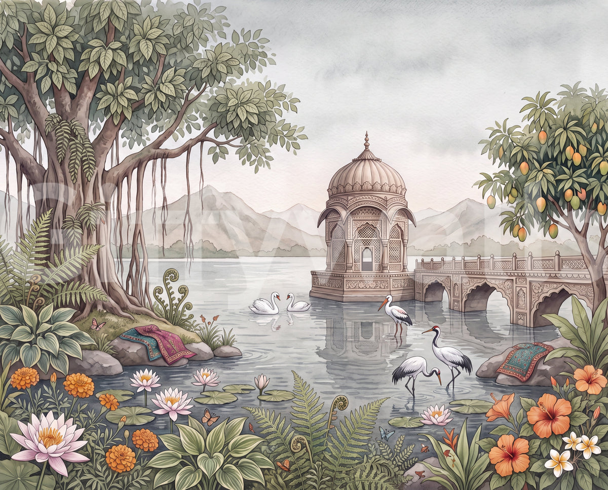 The Royal Banyan Garden Wall Mural