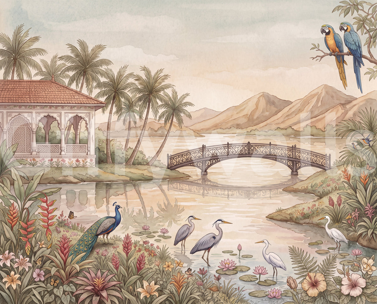Jheel Kinara Wall Mural