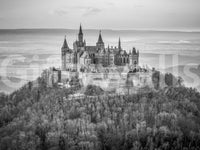 Hohenzollern Fortress Silhouette Wall Mural