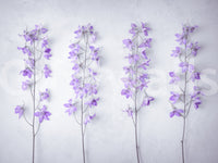 Abstract Lavender Floral Stems Wall Mural