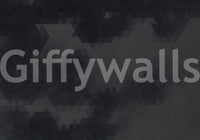 Charcoal Abstract Geometric Shards Wall Mural